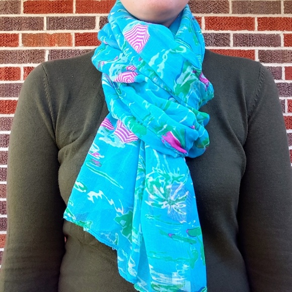 Tropical Soft and Airy Scarf - Picture 4 of 5